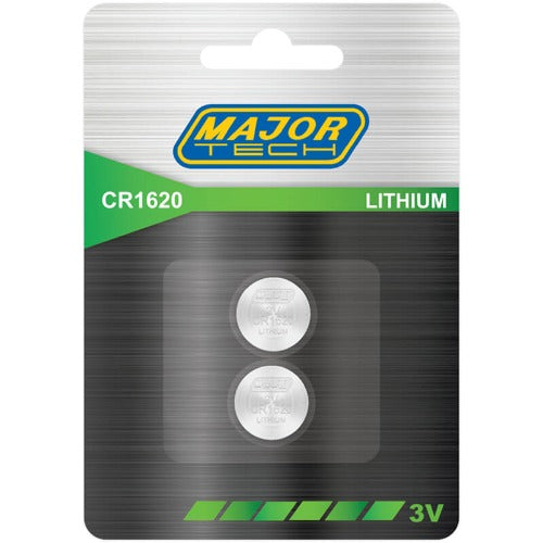 CR1620-BP2 Lithium 3V Button Cell 2PACK – Online Electrical