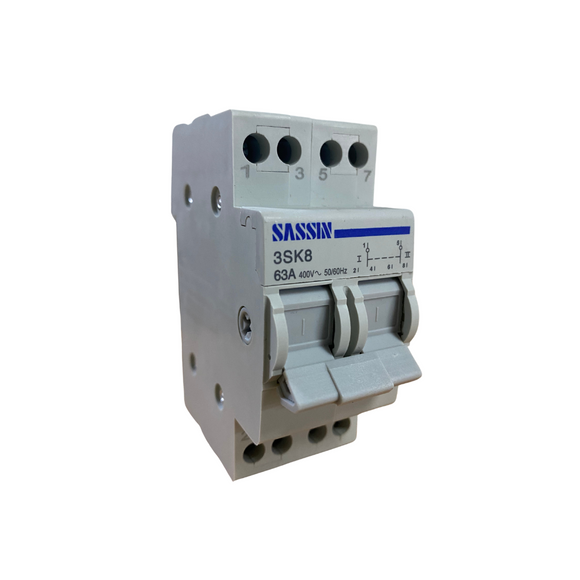 3SK8 2P 63A 400 V Change-over Switch