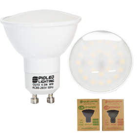 4.5W LED GU10 Dimmable Lamp. Available in Cool & Warm White - Online Electrical