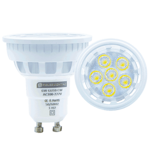 6W LED GU10 Non-Dimmable Lamp. Available in Cool & Warm White - Online Electrical