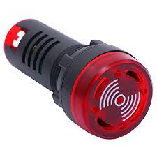 BIL-22-230-R 230VAC Red Illum. Buzzer 22mm - Online Electrical