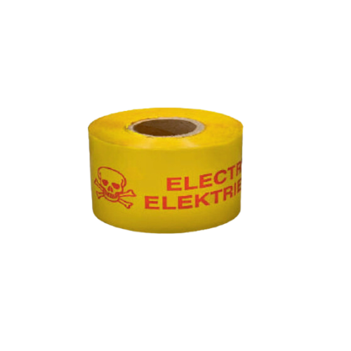 Danger Warning Tape  150mm x 500M Red/Yellow