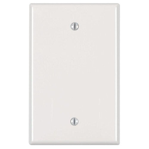 Blank Cover Plate 2X4 White Steel - Online Electrical