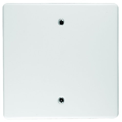 Blank Cover Plate 4X4 White Steel - Online Electrical