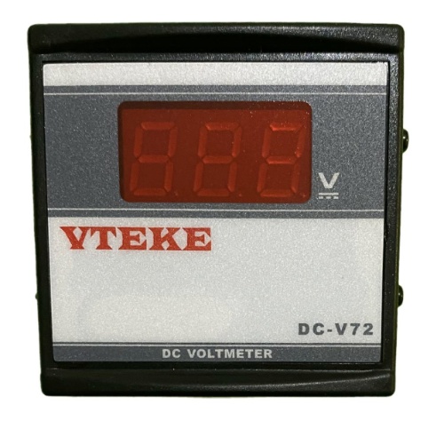 DC-V72 Digital Voltmeter 72X72mm 1-300VDC - Online Electrical