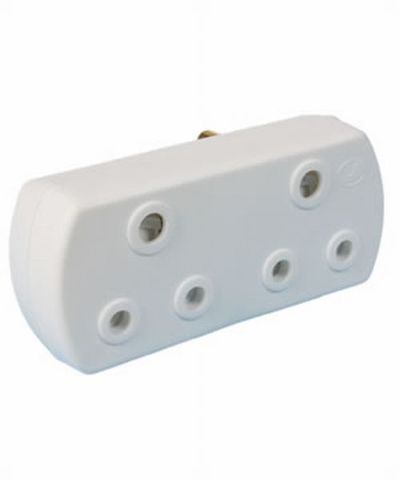 Double Adaptor Plug 2X16A 3Pin N002 - Online Electrical