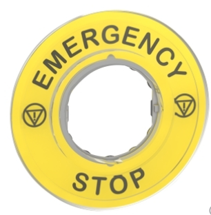 ZBY9320 Emergency Stop Legend