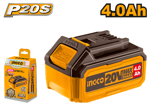 INGCO FBLI20021 20V 4AH PS+ C/L BATTERY