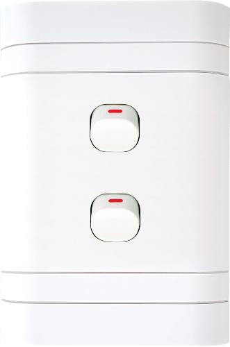 Light Switches - 2Lever 1Way Switch 2X4 Lesco L422W1 - Online Electrical