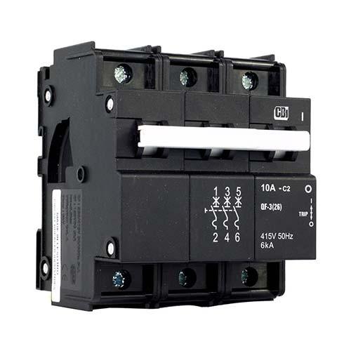 QF-3(26MM)100A T/P 6KA Circuit Breaker - Online Electrical