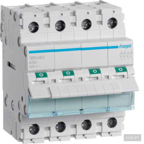 SBN463 4Pole 63A Modular Isolator - Online Electrical