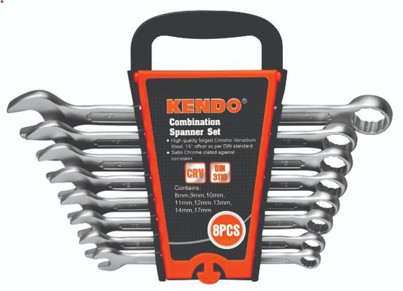 Spanner Combination Set 8Piece 8-10MM Kendo KEN15201 - Online Electrical