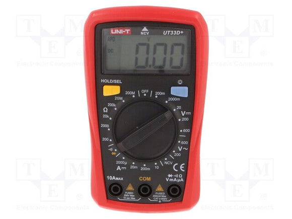 UT33D+ Digital Multimeter - Online Electrical