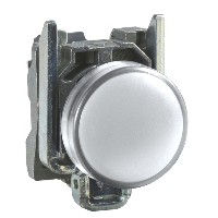 XB4BVG1 110V White LED P/L Complete - Online Electrical