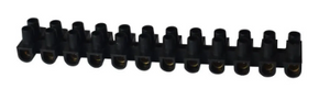 15A PVC Strip Connector Black or Natural
