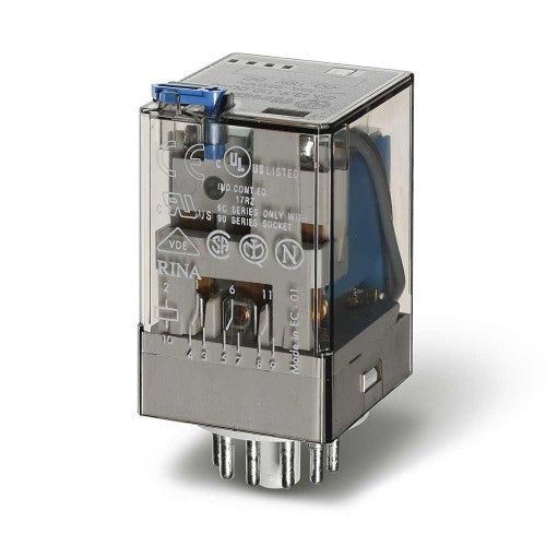 60.13 10A 3C/O 11Pin Relay - Various Voltages Available
