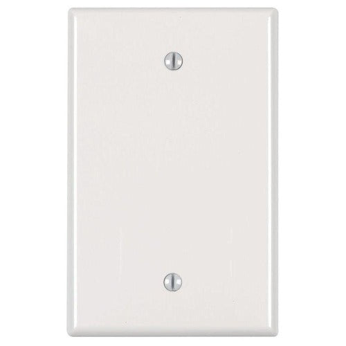 Blank Cover Plate 2X4 White Steel