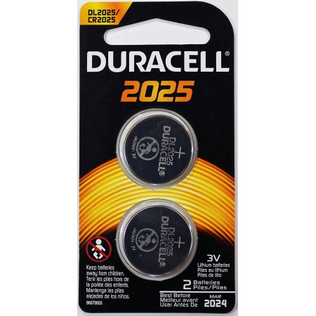 Duracell CR2025 3V Disc 2pack