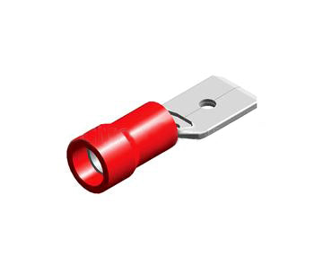 M1-4.8V/5 Red Push On Male