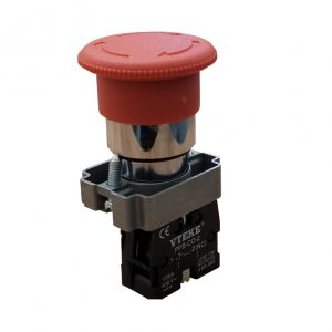 MPB-EM-02 1NC Red 22mm Emergency Stop Button Complete