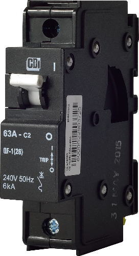 QF-1(26MM)20A S/P 6KA Circuit Breaker