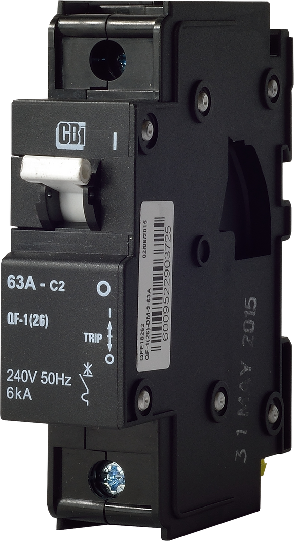 QF-1(26MM)10A S/P 6KA Circuit Breaker