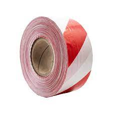 Tape Barrier Red & White 75x75mm x 500mtr