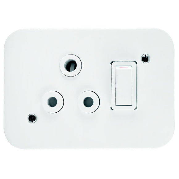 Single Industrial Switch Socket 16A Crabtree 7390P