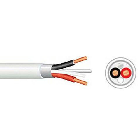 1.5mm x 2Core + Earth Cable White, 100mtr, 50mtr, 30mtr, 20mtr, 10mtr Available